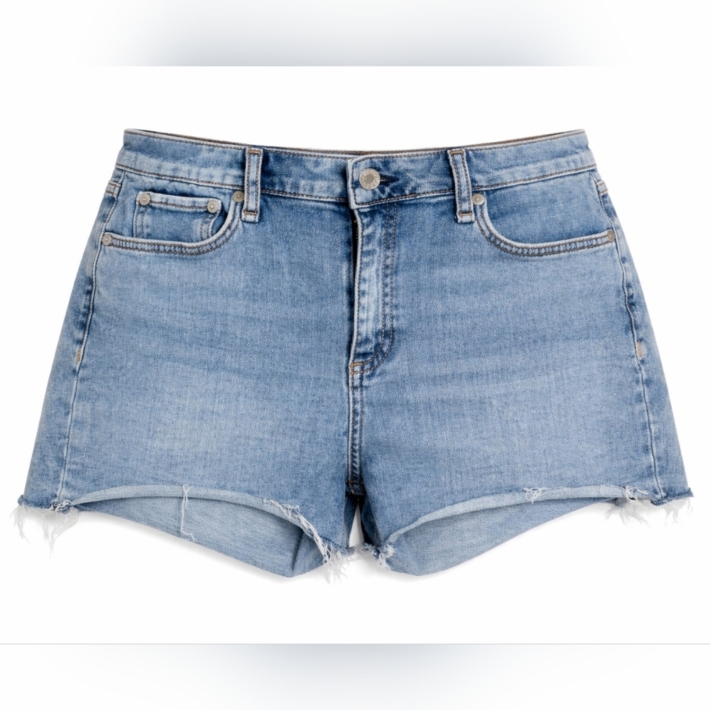 Rag & Bone LOW Rise Denim Wemen's Shorts Light Wash Frayed HemY2K Designer 29.